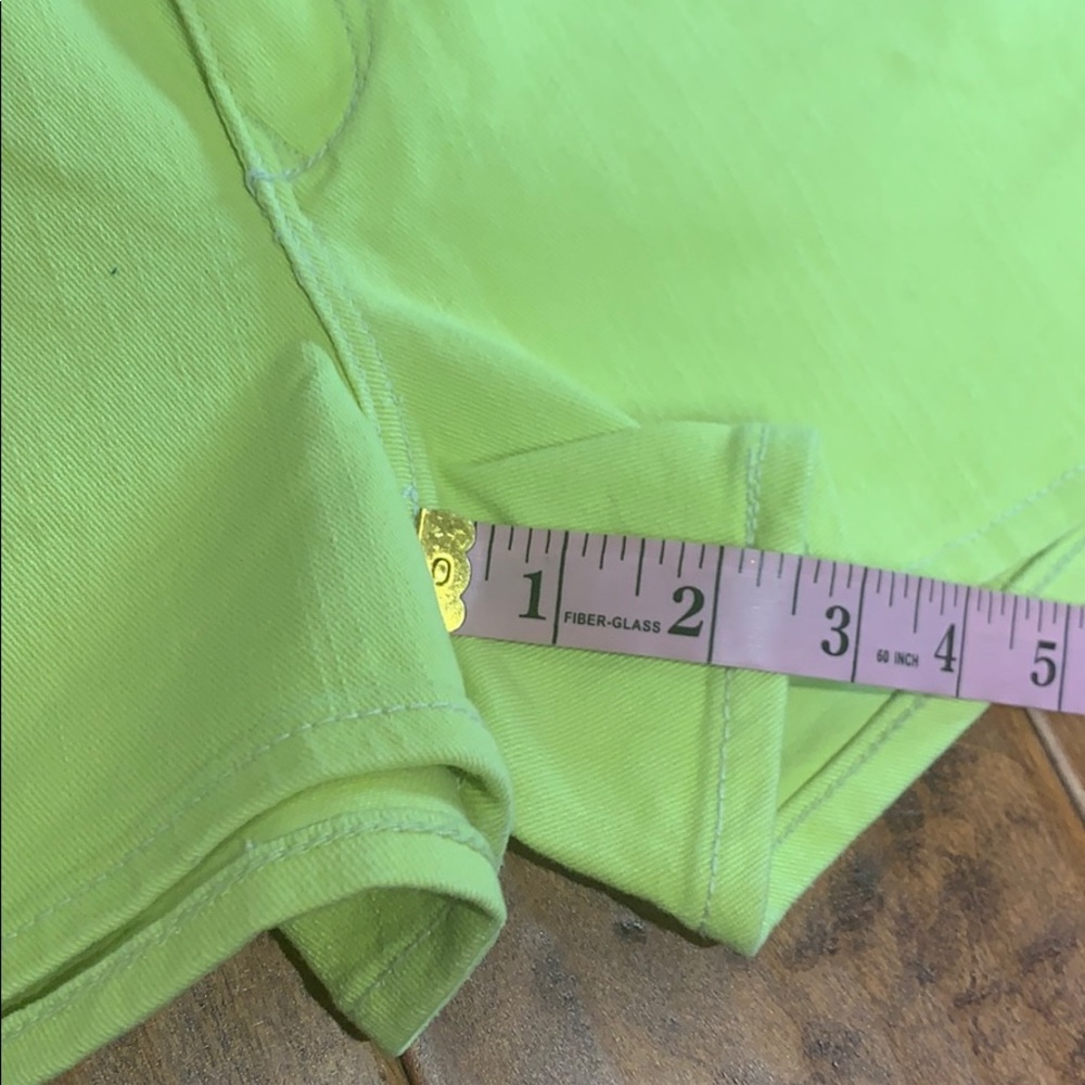 Neon Yellow Roxy Shorts - Picture 4 of 6